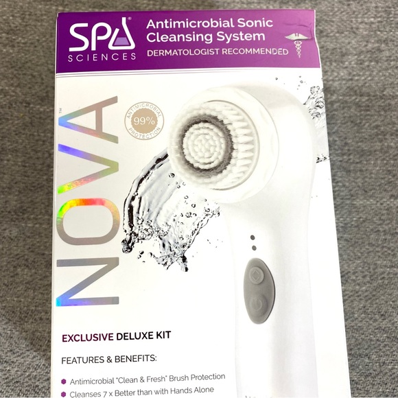 NOVA antimicrobial cleansing brush for face, NEW in box! - Picture 1 of 13